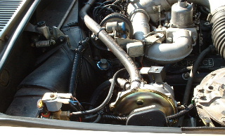 Vaporiser and gas solenoid in lower centre of this picture