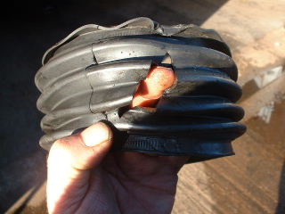 Incorrect mixers cause blowbacks 
and this sort of damage. The car will
also not run on Petrol if this happens.